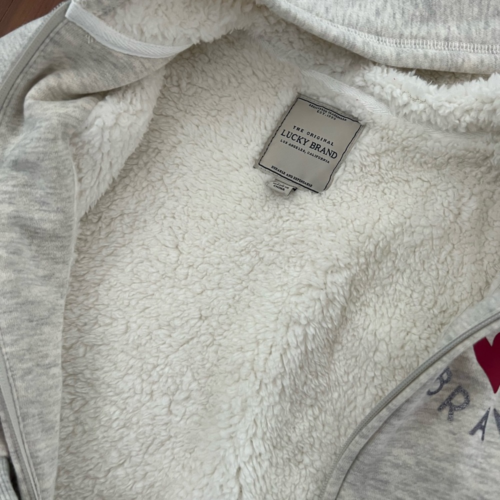 Lucky Brand Girls Zipper Sweater - Picture 5 of 8
